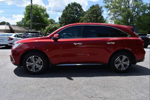 Burgundy 2019 Acura MDX 3.5L