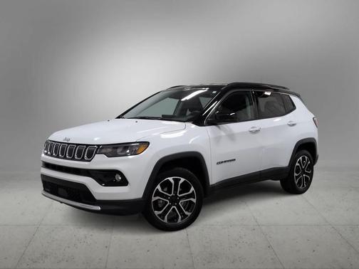 Bright White Clearcoat 2022 Jeep Compass Limited