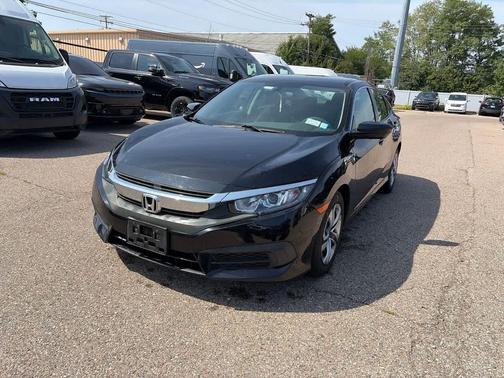 Crystal Black Pearl 2018 Honda Civic LX