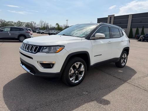 White Clearcoat 2019 Jeep Compass Limited