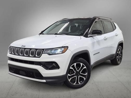 Bright White Clearcoat 2022 Jeep Compass Limited