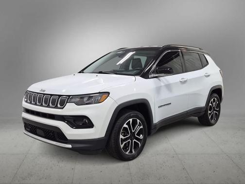 Bright White Clearcoat 2022 Jeep Compass Limited