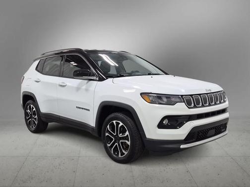 Bright White Clearcoat 2022 Jeep Compass Limited