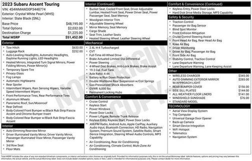 2023 Subaru Ascent Touring 7-Passenger