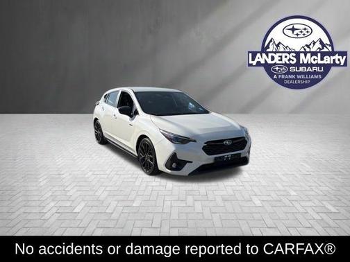 Crystal White Pearl 2024 Subaru Impreza RS