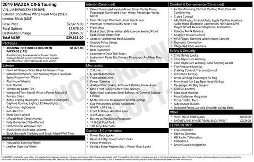 2019 Mazda CX-5 Touring