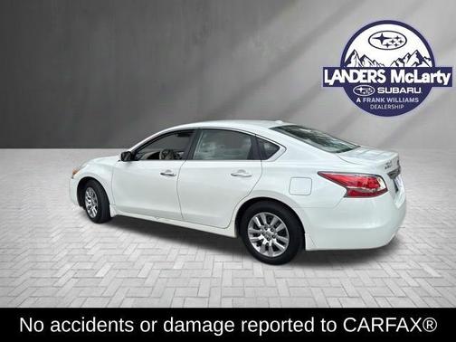 Pearl White 2015 Nissan Altima 2.5 S