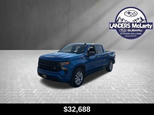Glacier Blue Metallic 2023 Chevrolet Silverado 1500 Custom
