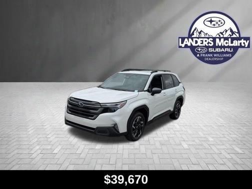 Crystal White Pearl 2026 Subaru Forester Limited