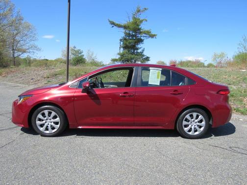 Red 2022 Toyota Corolla LE