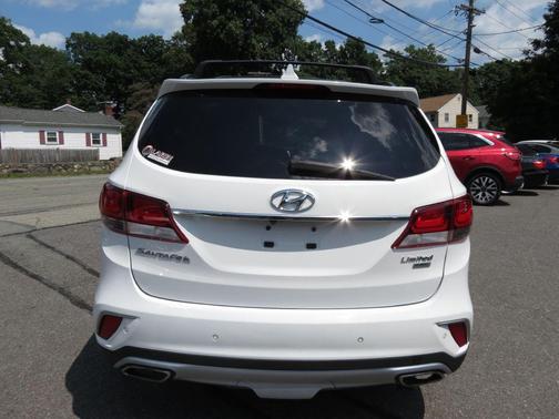 Monaco White 2017 Hyundai SANTA FE Limited Ultimate