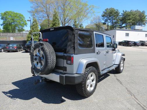 Gray 2013 Jeep Wrangler Unlimited Sahara