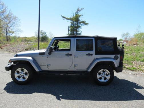 Gray 2013 Jeep Wrangler Unlimited Sahara