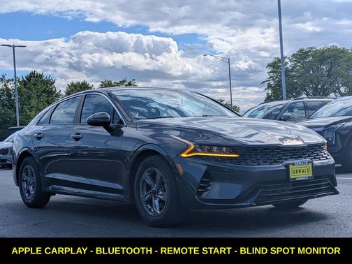 Gray 2023 Kia K5 LXS