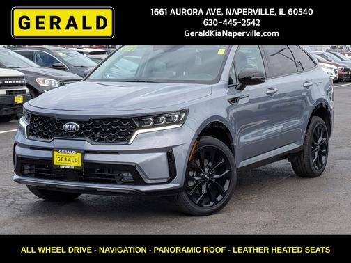 Silver 2021 Kia Sorento SX