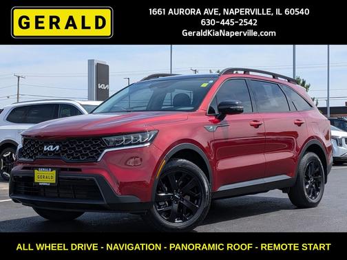 Passion Red 2023 Kia Sorento X-Line S