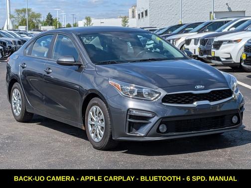 Gray 2021 Kia Forte FE