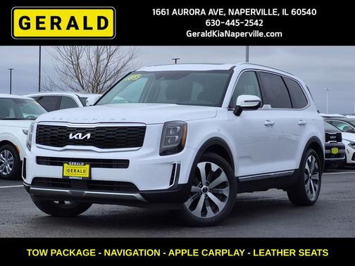 White Pearl 2022 Kia Telluride EX