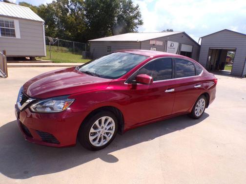 Scarlet Ember 2018 Nissan Sentra SV