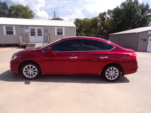 Scarlet Ember 2018 Nissan Sentra SV