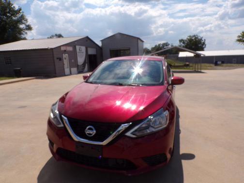 Scarlet Ember 2018 Nissan Sentra SV