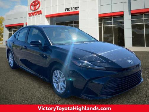 Midnight Black Metallic 2025 Toyota Camry LE