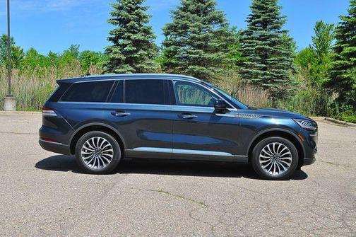 Flight Blue Metallic Clearcoat 2023 Lincoln Aviator Reserve AWD