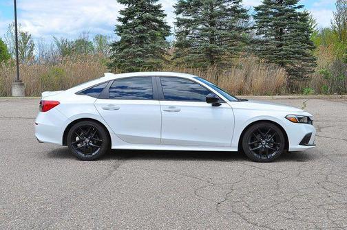 Platinum White Pearl 2023 Honda Civic Sport