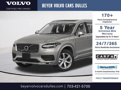 Platinum Gray Metallic 2023 Volvo XC90 B6 Ultimate 6-Seater