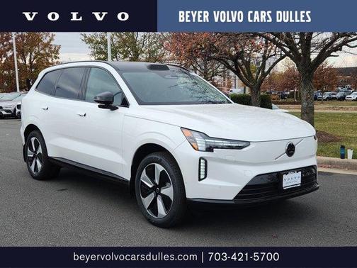 Crystal White 2025 Volvo EX90 Twin Motor Plus