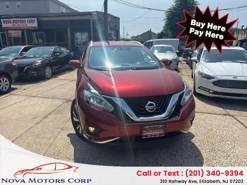 Red 2017 Nissan Murano Platinum