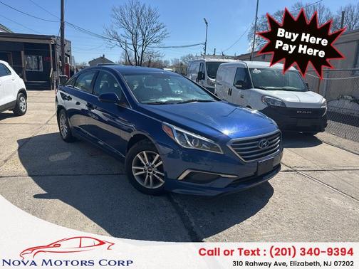 Lakeside Blue 2017 Hyundai SONATA SE