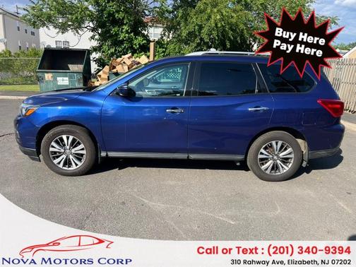 Caspian Blue 2019 Nissan Pathfinder S