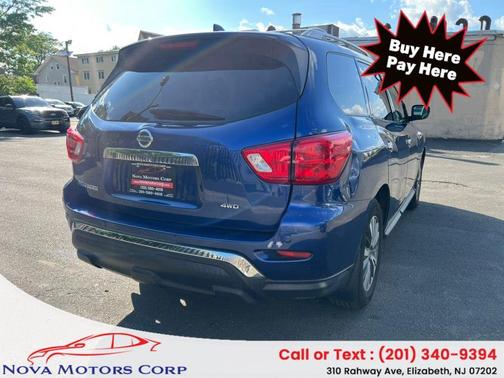 Caspian Blue 2019 Nissan Pathfinder S