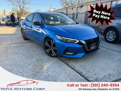 Electric Blue Metallic 2020 Nissan Sentra SR