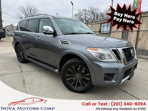 Gun Metallic 2018 Nissan Armada Platinum