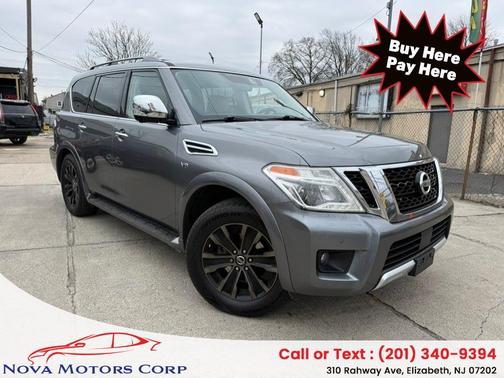 Gun Metallic 2018 Nissan Armada Platinum