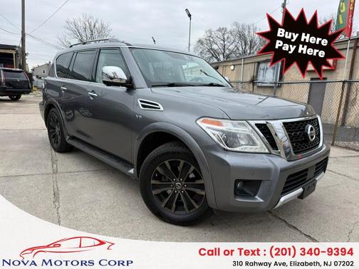 Gun Metallic 2018 Nissan Armada Platinum