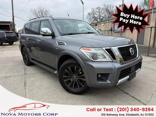 Gun Metallic 2018 Nissan Armada Platinum
