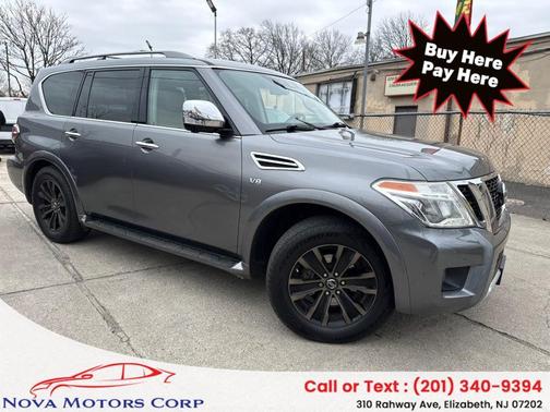 Gun Metallic 2018 Nissan Armada Platinum