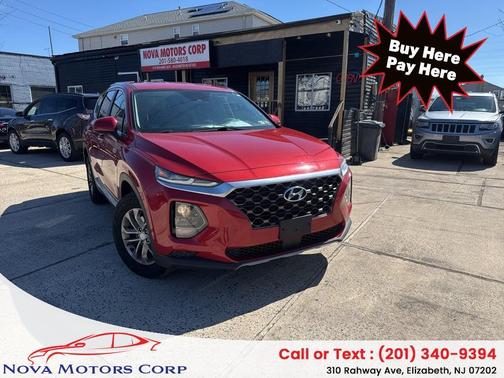 Red 2019 Hyundai SANTA FE 2.4 SE