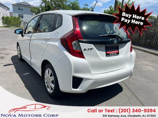 White 2016 Honda Fit LX
