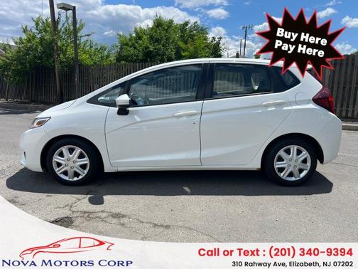 White 2016 Honda Fit LX
