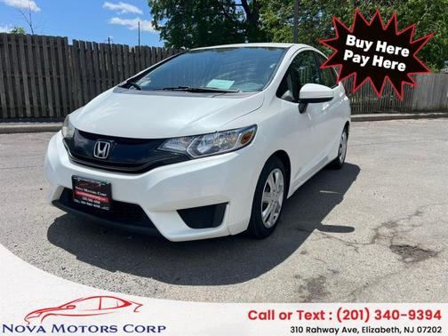 White 2016 Honda Fit LX