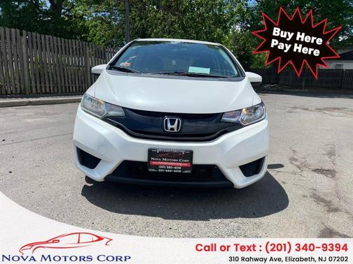 White 2016 Honda Fit LX