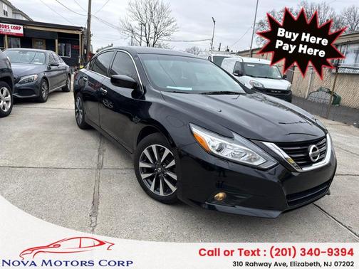 Black 2017 Nissan Altima 2.5 SV