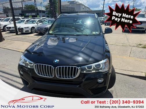 Black 2017 BMW X3 xDrive28i