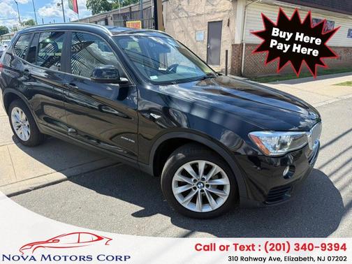 Black 2017 BMW X3 xDrive28i
