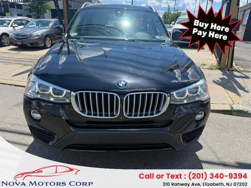 Black 2017 BMW X3 xDrive28i