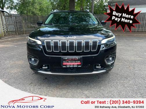 Black 2019 Jeep Cherokee Overland